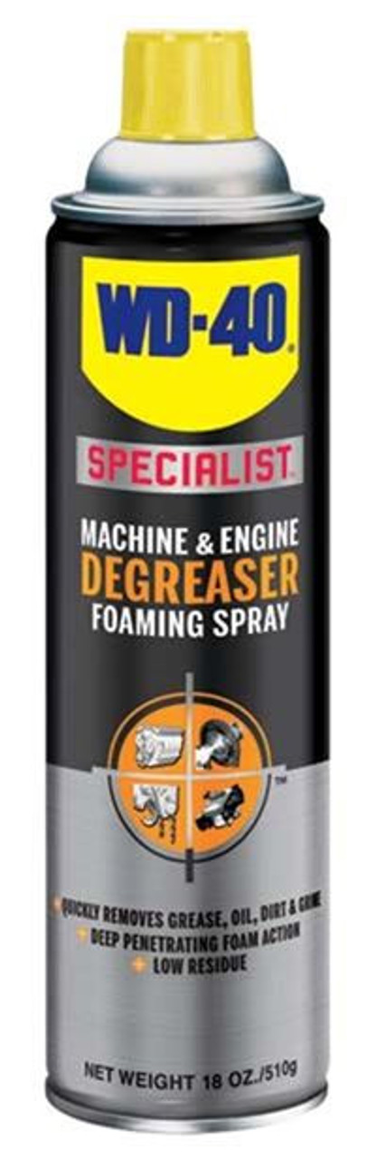WD-40 Machine & Engine Degreaser Foaming Spray #300070, 18 oz. - 81-006-152  - Penn Tool Co., Inc
