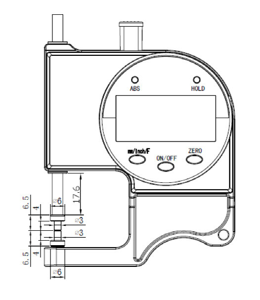 iGaging Fixed Digital Thickness Gauge 35MT1 Penn Tool Co., Inc