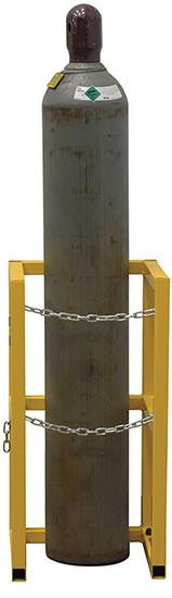 Vestil Single Cylinder Barricade Rack - CYL-FMSR-1| Penn Tool Co., Inc