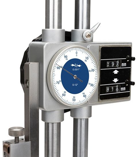 Dasqua 0-12" Double-Beam Dial Height Gage - 3222-4205| Penn Tool Co., Inc