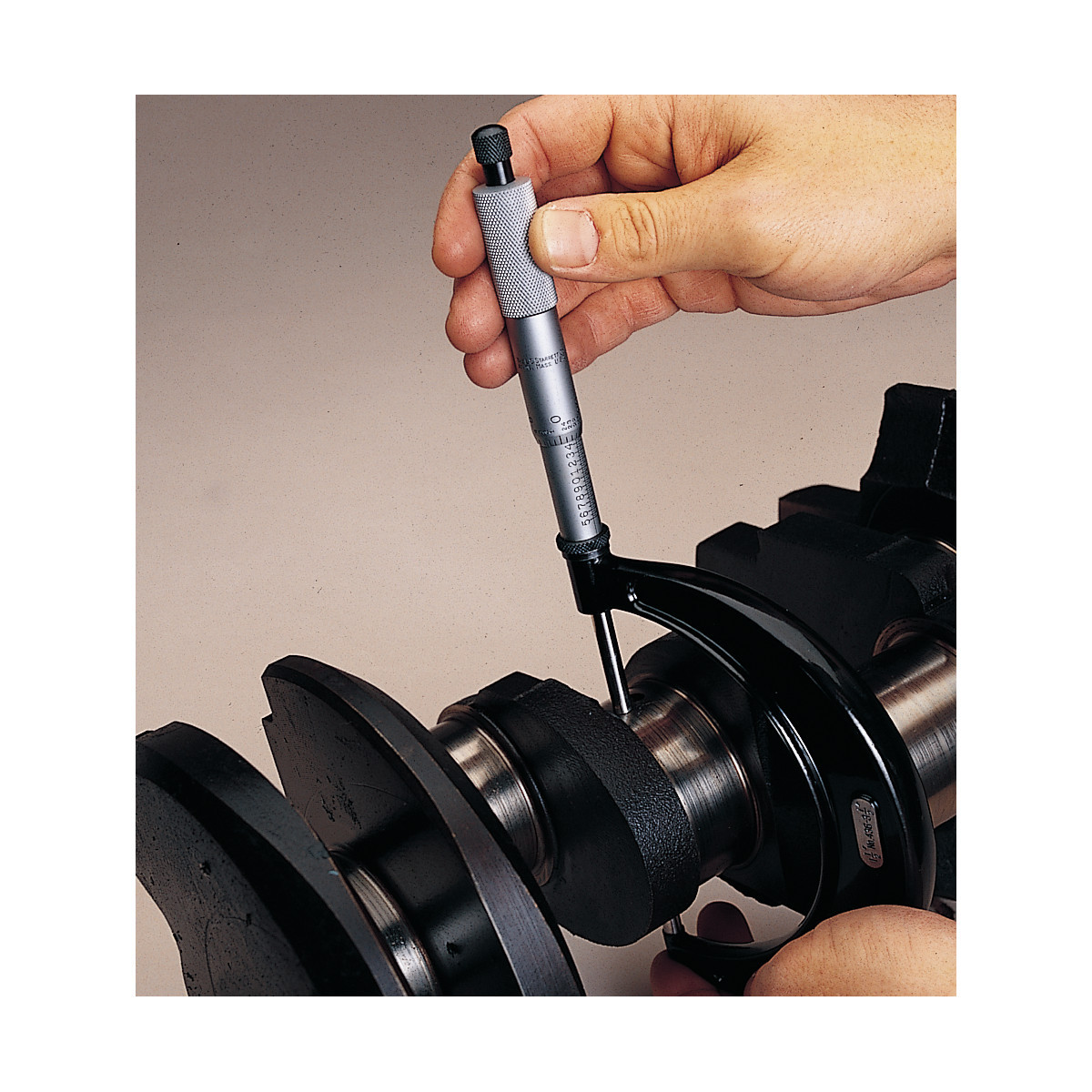 Starrett Automotive Crankshaft Micrometer, 11/2" , EDP 65493 T436RLS