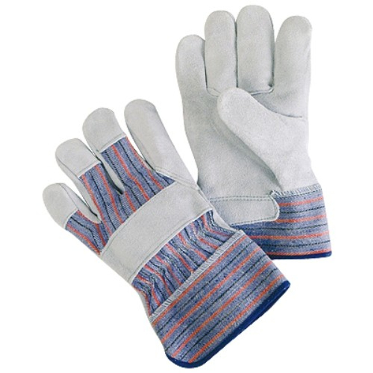 Precise 1 Dozen Heavy Duty Leather Palm Gloves - 8070-0007