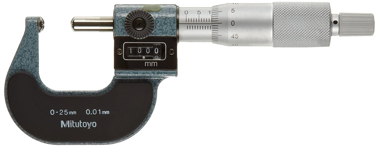 Mitutoyo Spherical Face Micrometer, 0-25mm - 295-215| Penn Tool Co