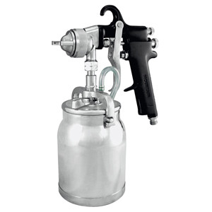 Astro Pneumatic 1.8MM Nozzle Spray Gun with Cup Black Handle