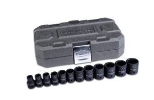 GEARWRENCH 12 Pc. 1/2" Drive 6 Point SAE Standard Impact Socket Set ...