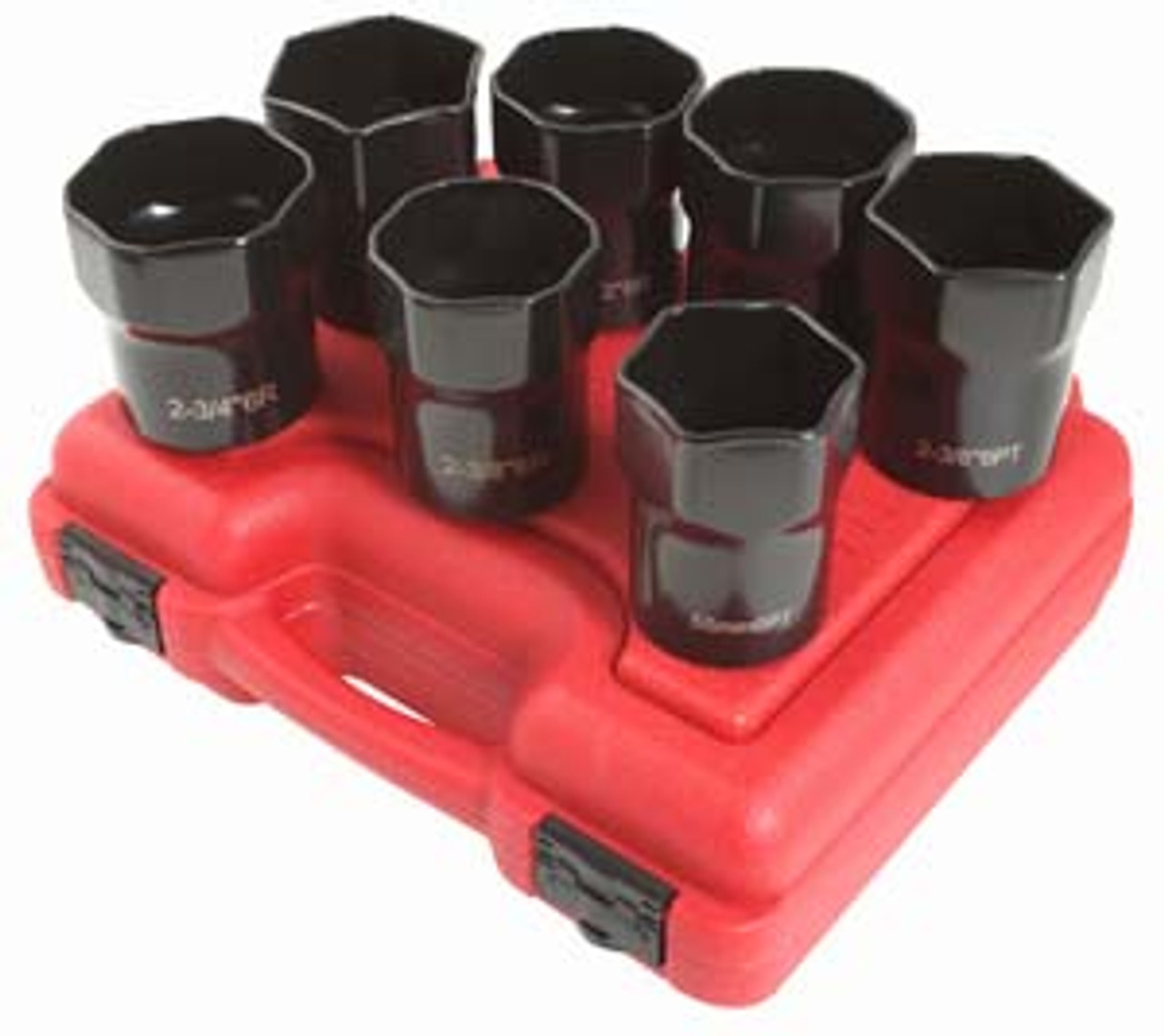 Sunex 7 Piece 1/2 Drive Wheel Bearing Lock Nut Socket Set SU2847