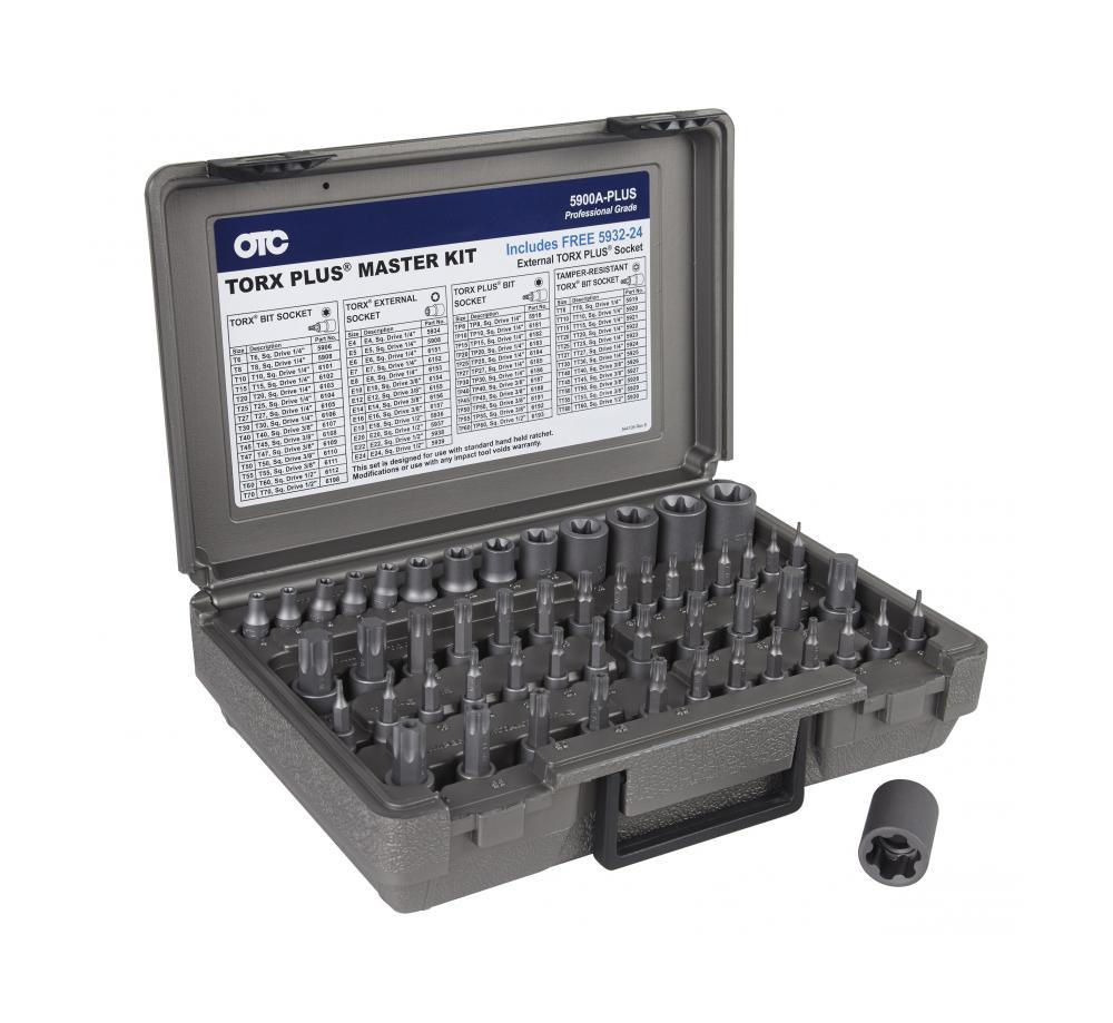 OTC 53 Piece Master Torx Bit Socket Set 5900A-PLUS - OT5900A-PLUS