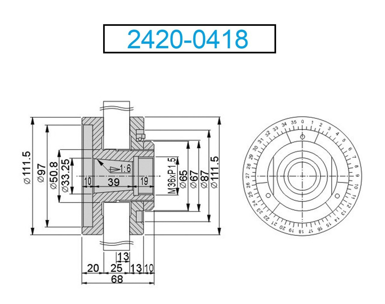 Precise Grinding Wheel Adapter/Flanges Penn Tool Co., Inc