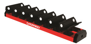 EZRED 7 Slot Red Wrench Rack EZWR7RD Penn Tool Co., Inc