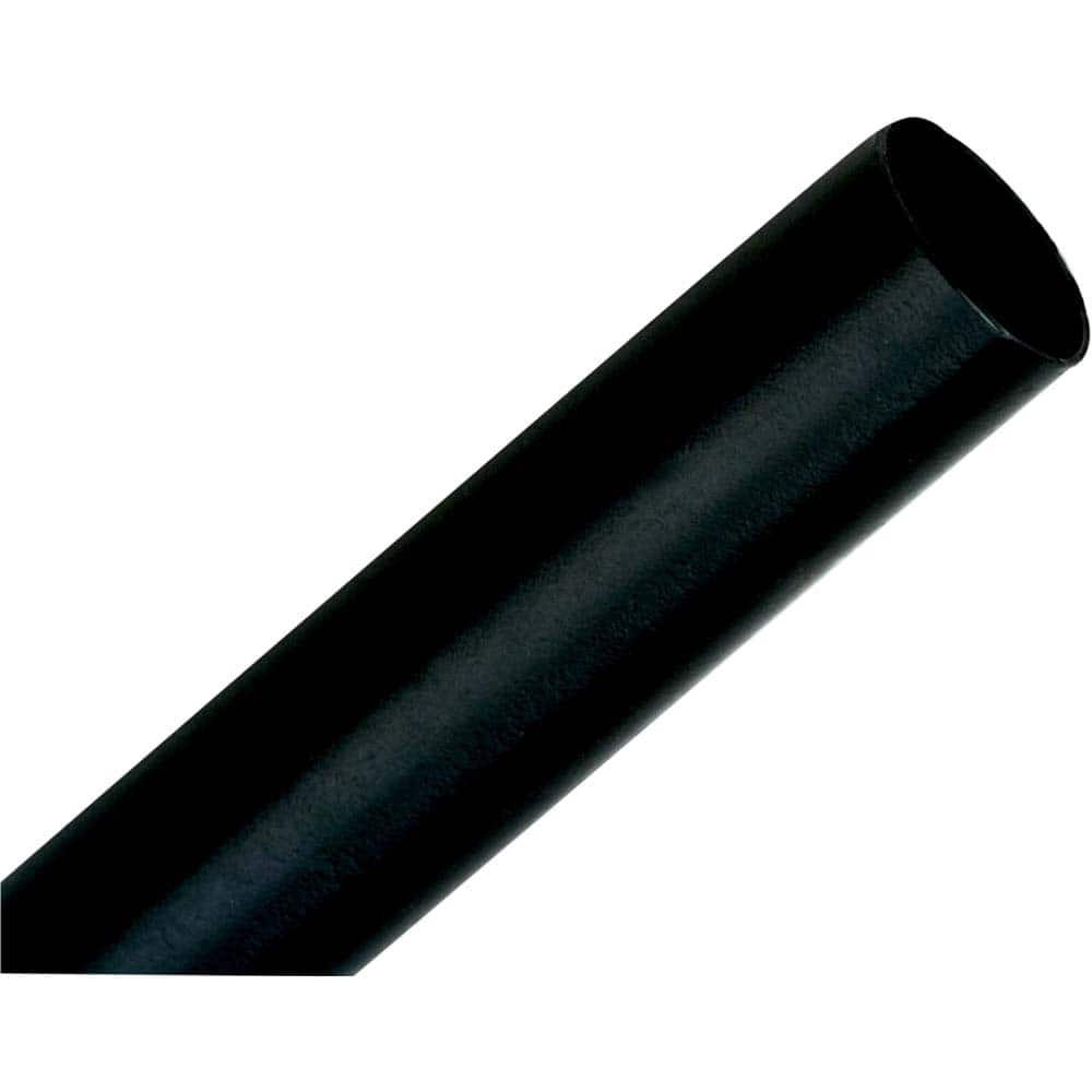 3M 6" Long, 21, Polyolefin Heat Shrink Electrical Tubing Black