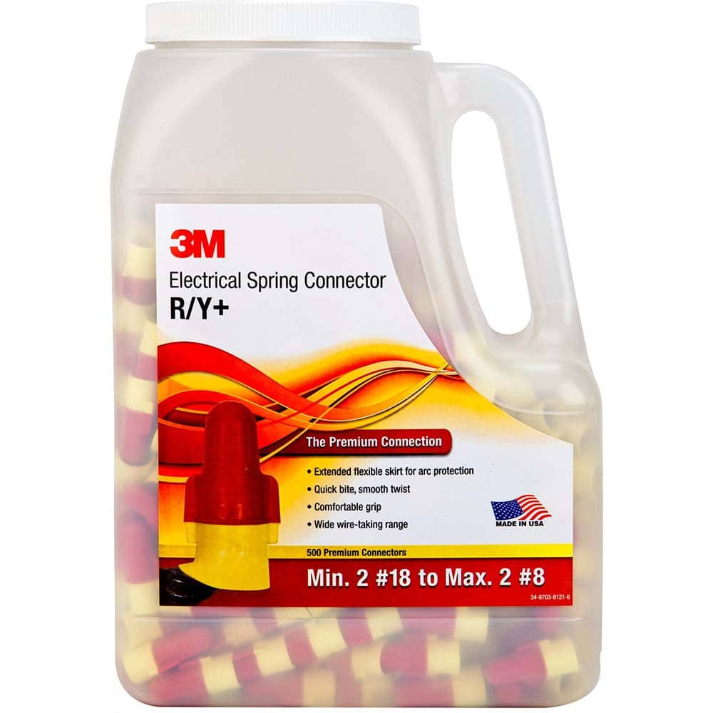 3M 2, 18 to 2, 8 AWG, 600 Volt, Flame Retardant, Wing Twist on