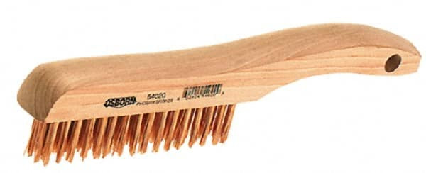 Osborn 4 Rows x 16 Columns Bronze Scratch Brush 5-1/4