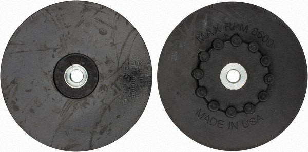 Made in USA 7" Diam QuickChange Disc Backing Pad Soft Density, 8,600