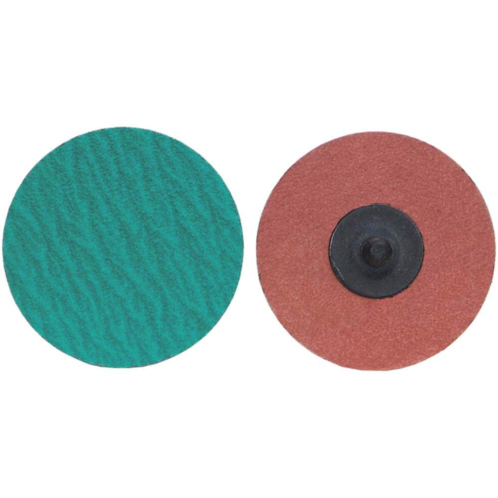 Merit Abrasives 11/2" 36 Grit Zirconia Alumina Quick Change Disc Type R Attachment, Very Coarse