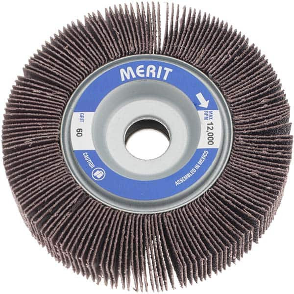 Merit Abrasives 4 x 1" 60 Grit Aluminum Oxide Unmounted Flap Wheel