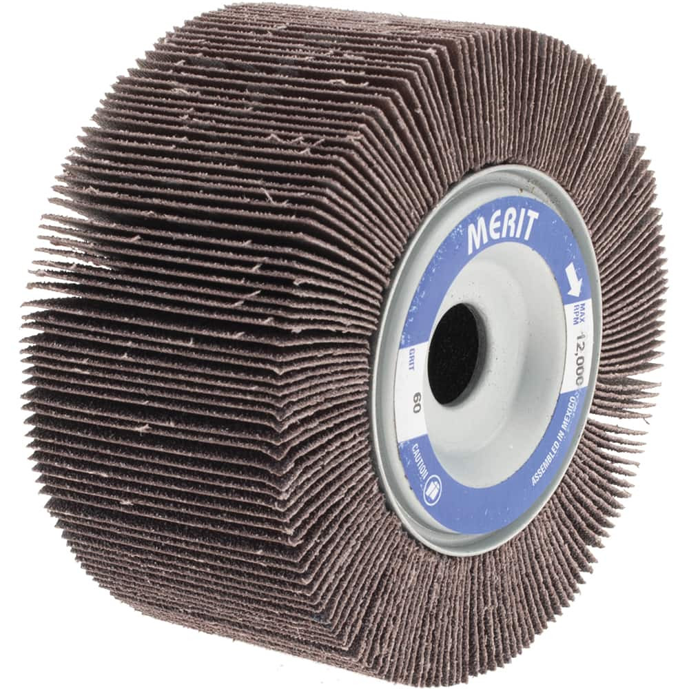 Merit Abrasives 4 x 2" 60 Grit Aluminum Oxide Unmounted Flap Wheel