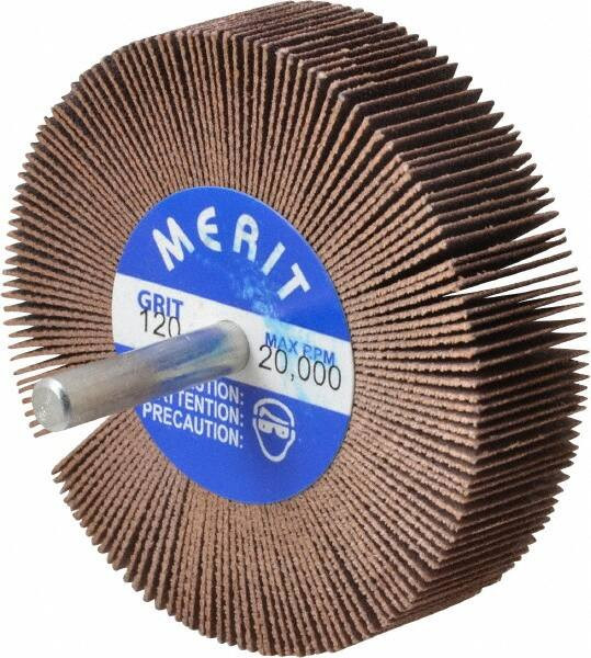 Merit Abrasives 3" Diam x 3/4" Face Width, Fine Ceramic Alumina Coated