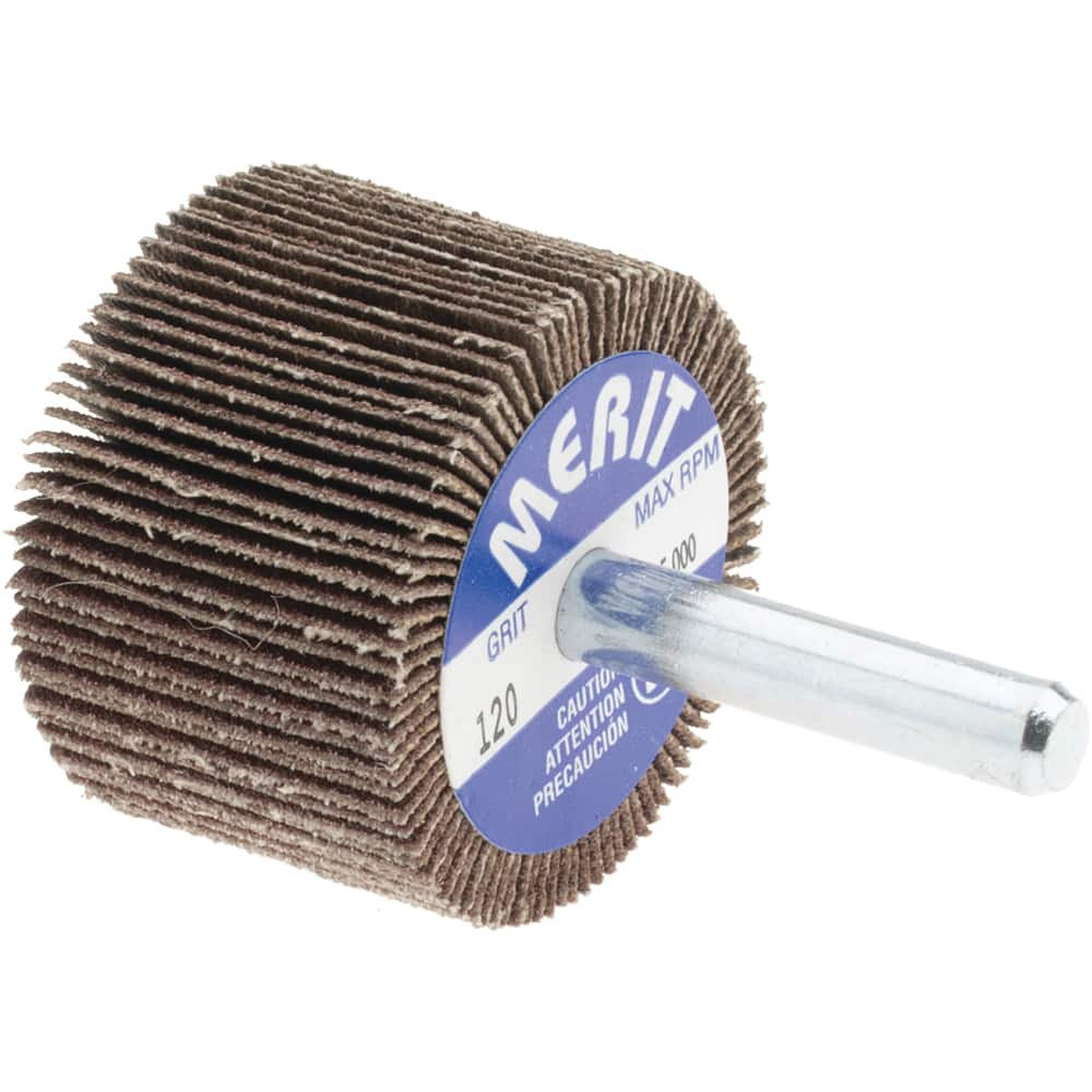 Merit Abrasives 11/2" Diam x 1" Face Width, Fine Ceramic Alumina