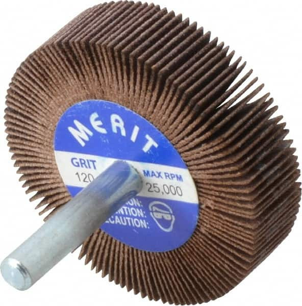 Merit Abrasives 2" Diam x 1/2" Face Width, Fine Ceramic Alumina Coated