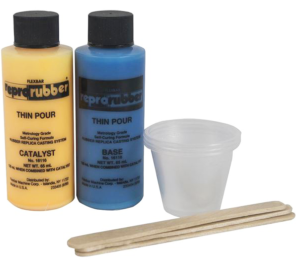 Flexbar Reprorubber Thin Pour Kit, 130 ml Bottles - 16116| Penn Tool Co ...