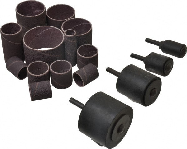 Merit Abrasives 8Piece Spiral Band Kit Includes 3/4 to 2" Diam & 1 to