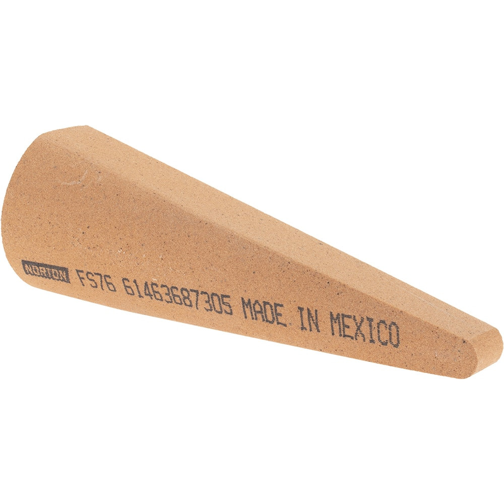 Norton 6" Long x 2" Diam x 1/2" Thick, Aluminum Oxide Sharpening Stone
