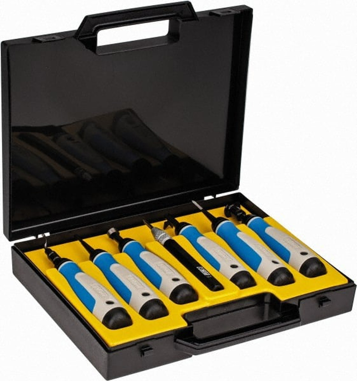 Noga 7 Piece High Speed Steel Hand Deburring Tool Set Blade Type S20, S30,  S100, C20, D50, D66, T80, L3, N80K, Holder Type S, C, D, L, K, SP7700 -  41031774 