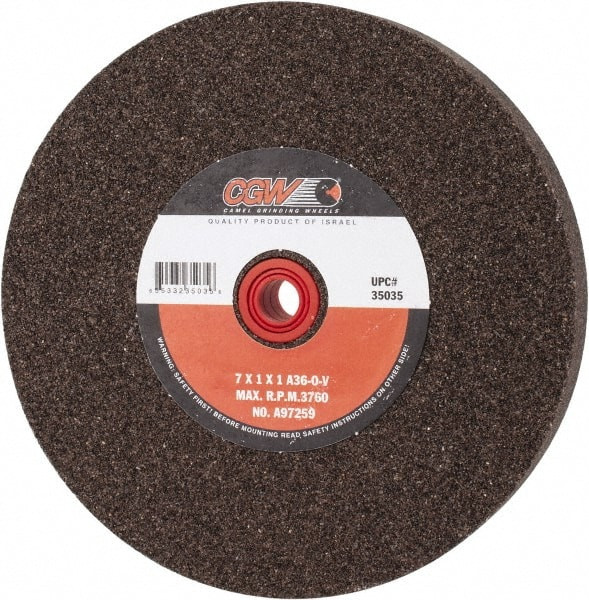 CGW Abrasives 36 Grit Aluminum Oxide Bench & Pedestal Grinding Wheel 7