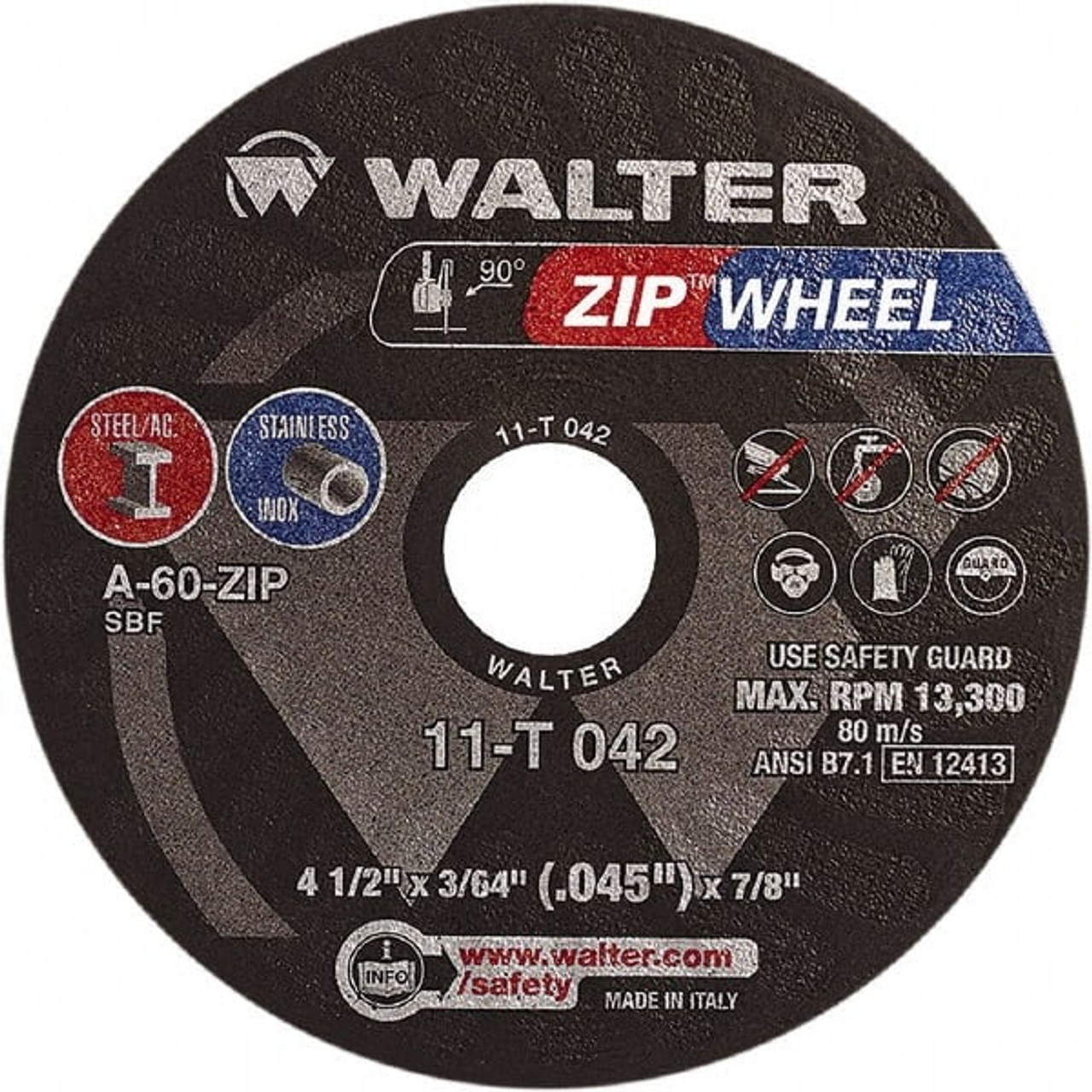 Cutting disks Wlater ZIPCUT 11-T 042 