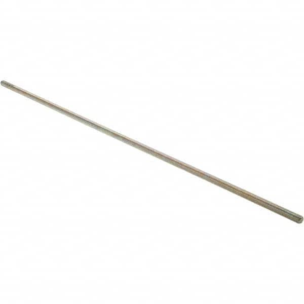 Yellow Threaded Rods Value Collection 9/16-18 x 3 ft. Low Carbon Steel Threaded Rod Yellow ...