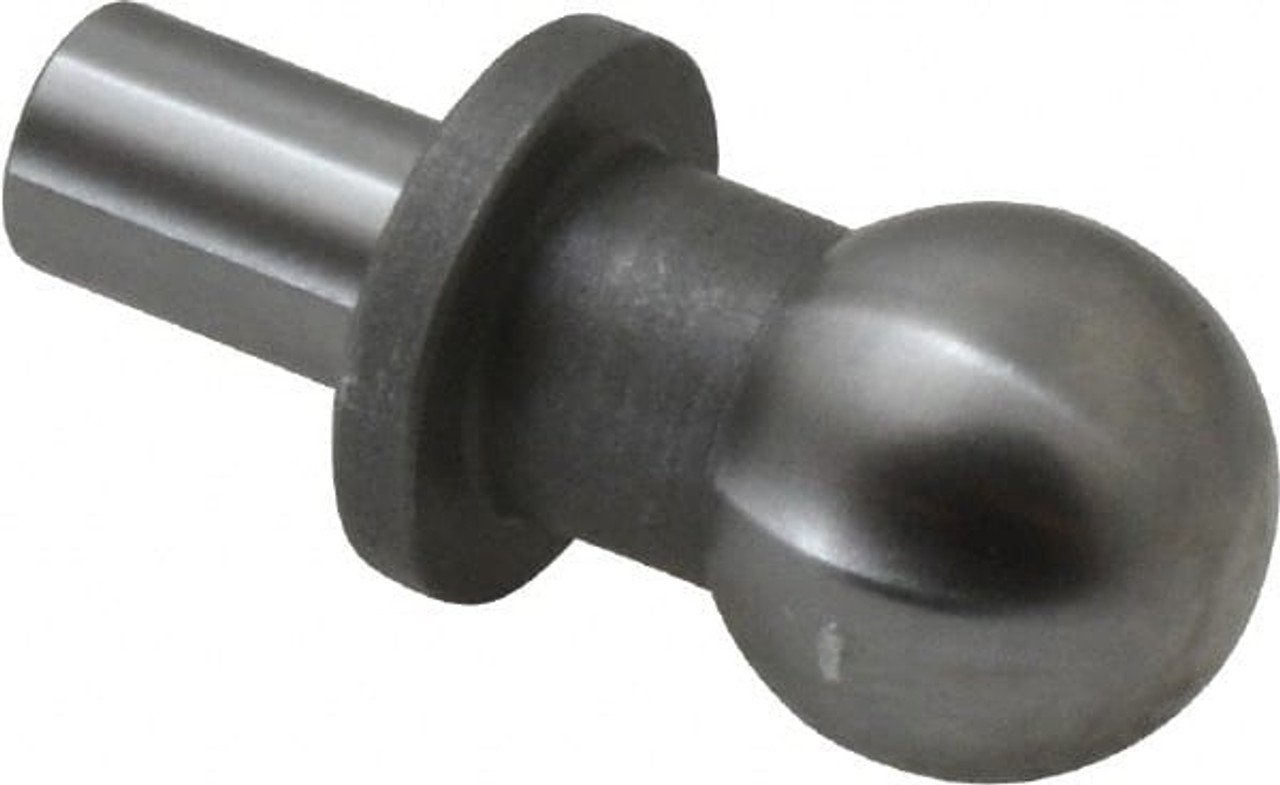 Gibraltar 12mm Ball Diam, 6mm Shank Diam, Steel Inspection Tooling Ball