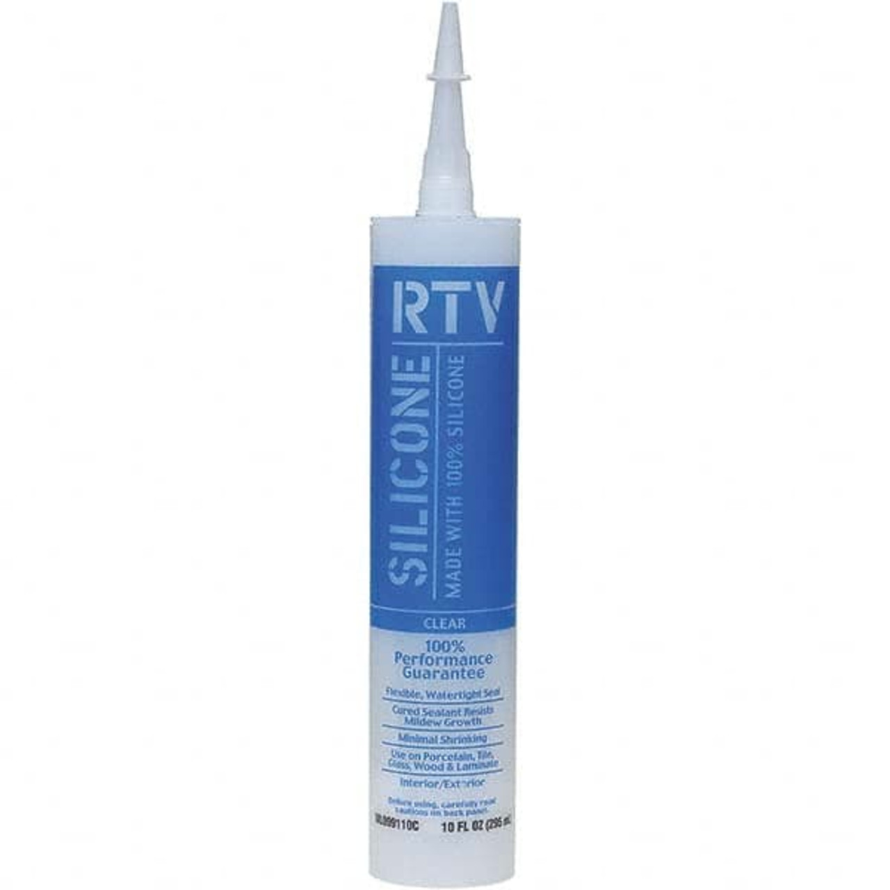 White Lightning 10 oz Tube Clear RTV Silicone Sealant 5 to 7