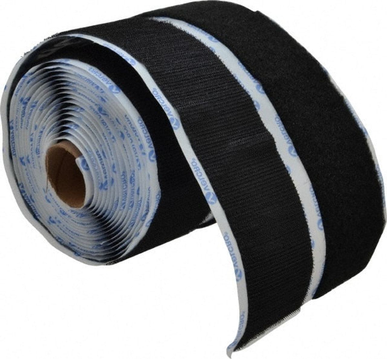 Velcro 2" x 5 Yd Adhesive Backed Hook Loop Continuous Roll, Black - 67127647 - Penn Tool Co., Inc