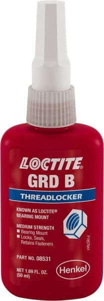 Loctite 50 mL, Yellow, Medium Strength Liquid Threadlocker 199013