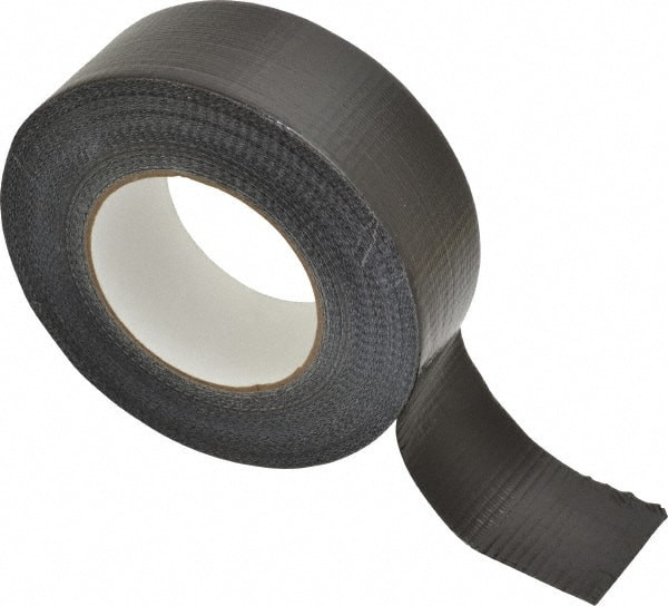 Intertape 55m x 2" x 9 mil Black Polyethylene Cloth Duct Tape Rubber