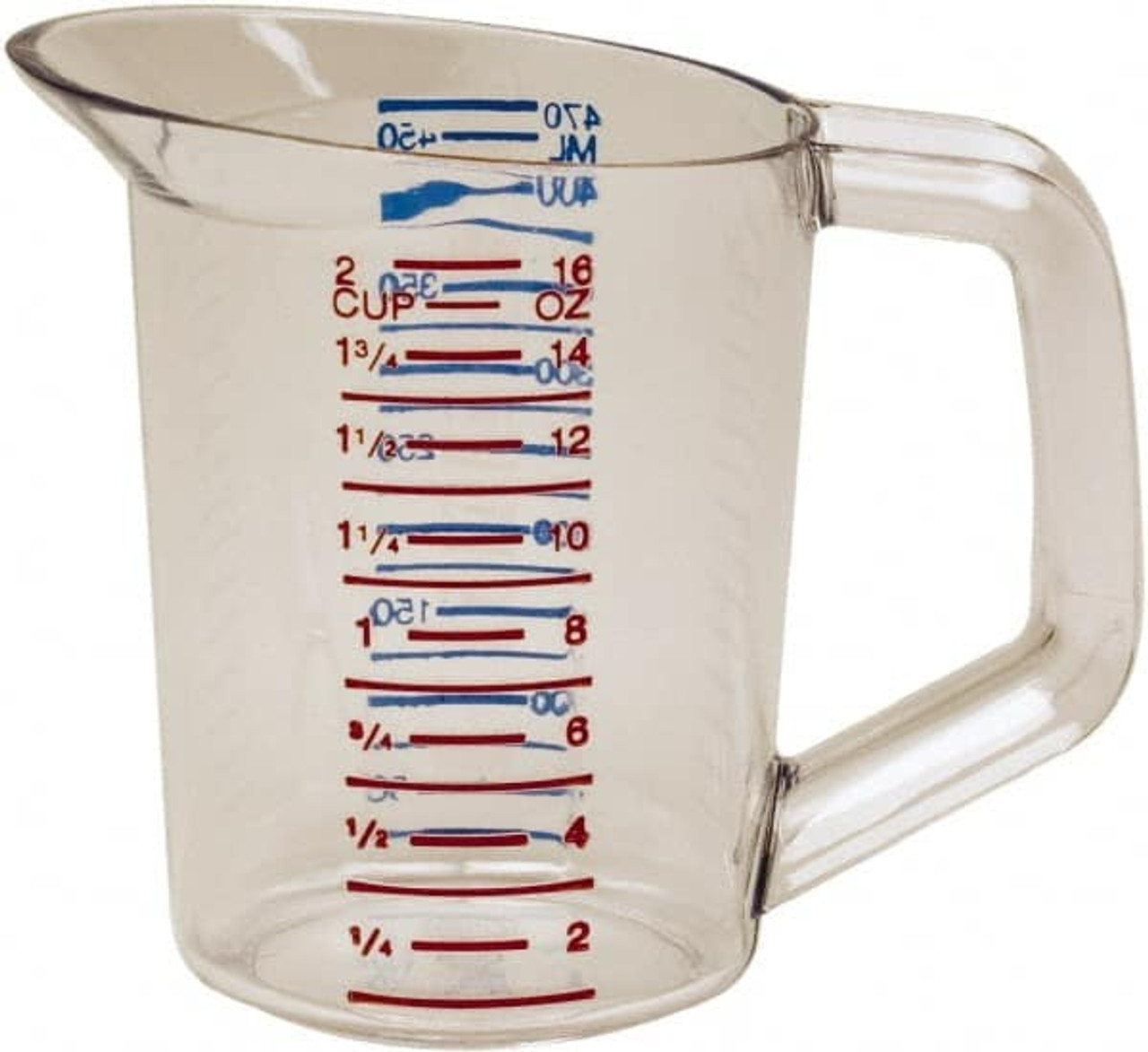 Measuring Cup, 1 cup (0.25 liter) capacity, printed with US/metric  measurements, dishwasher safe