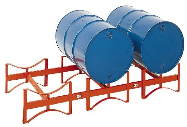 Made in USA 55 Gal Drum Storage Rack 2,400 Lb Capacity, For
