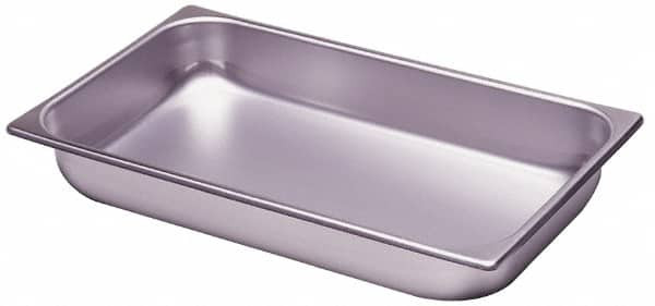 Vollrath Rectangular, Chrome Stainless Steel Food Pan 4" High x 12.8