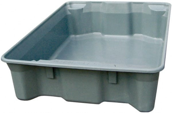 小物 NH SRL P-TOTES CONTAINER & W-TOP BOARD-S MFG Tray 500 Lb Load Capacity Gray Fiberglass Tote Container