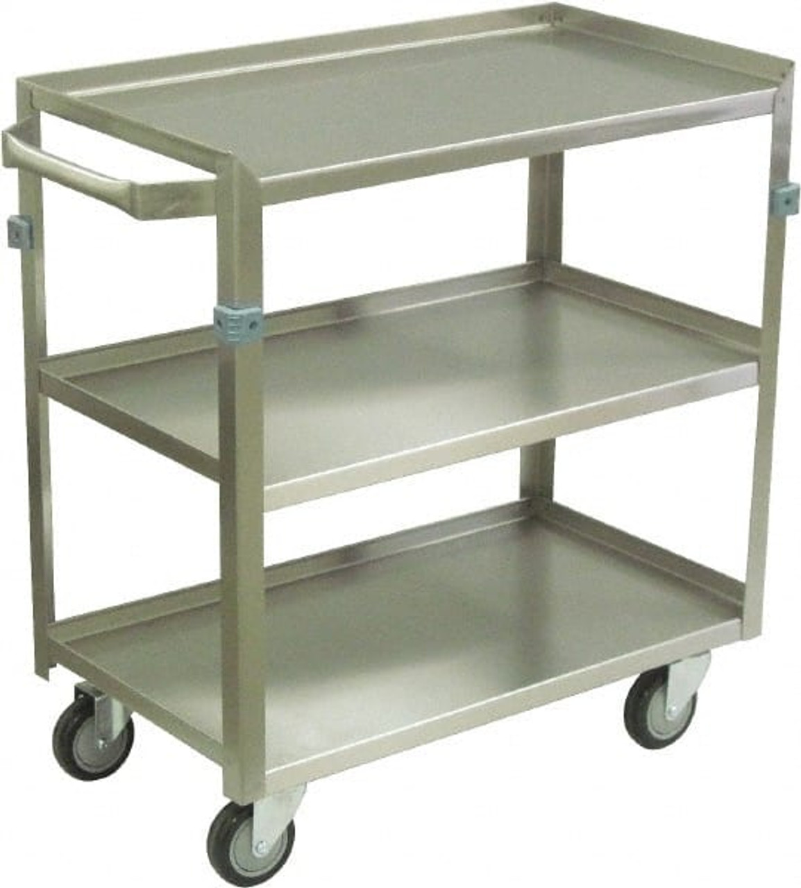 30 in. x 16 in. Two Shelf Steel Service Cart