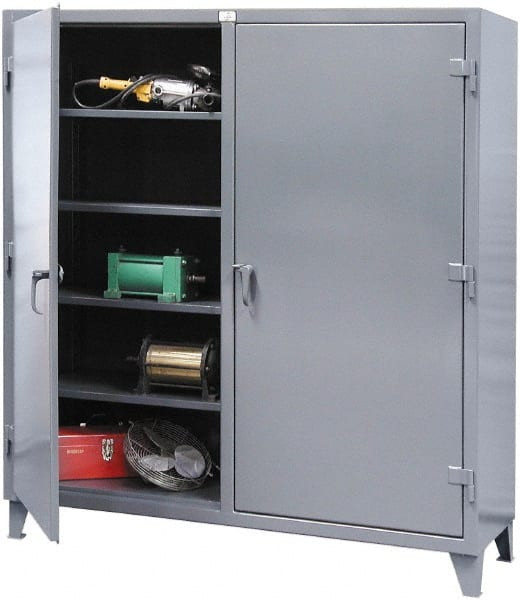 Strong Hold 6 Shelf Locking Storage Cabinet Steel, 48