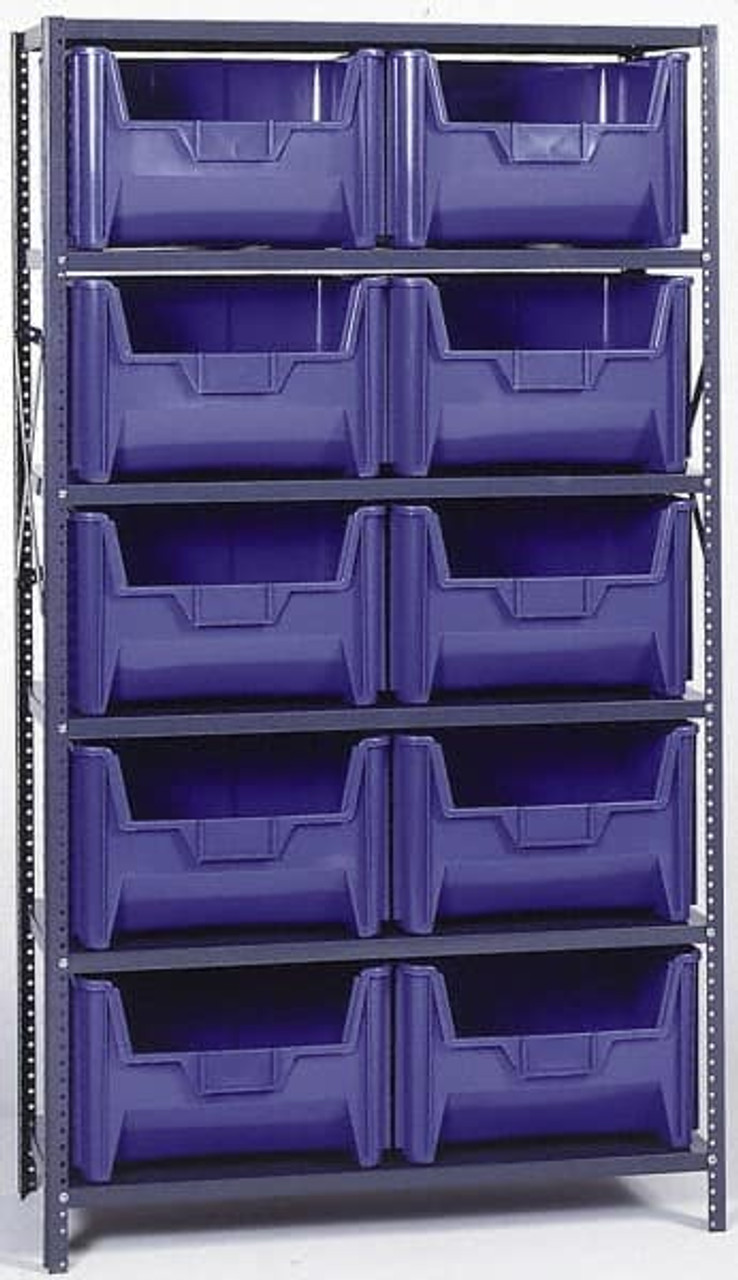 Quantum Storage Systems 18 Deep x 42 Wide x 75 High, Steel Open Hopper  Storage Unit