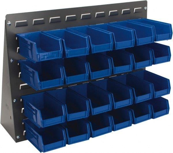 Quantum Storage Systems 24 Bin Bench Rack Unit with Bins 27 Inch