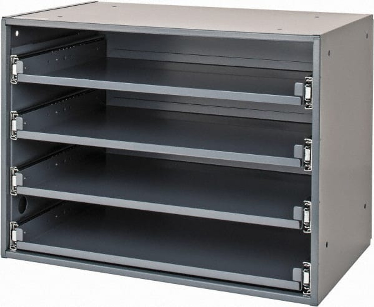 15 1/4 in x 11 3/4 in x 11 1/4 in, 4 Drawers, Sliding Drawer Cabinet -  5W883