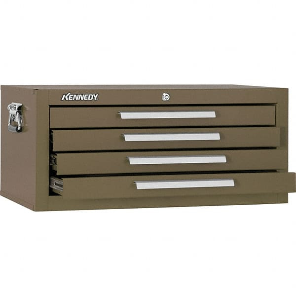 Kennedy 4 Drawer Brown Drawer Chest Base 26-3/4