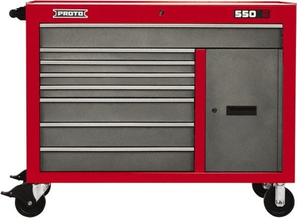 Proto 1 Shelf, 8 Drawer, 1 Door Mobile Workstation 50