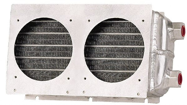 Lytron 3/8-18 FNPT, 2 Fan Mount, Liquid-To-Air Aluminum Brazed Process  Equipment Heat