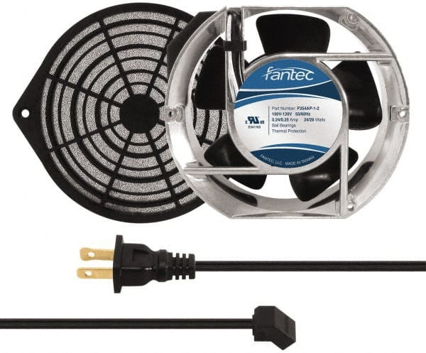 Value Collection 115 Volts, AC, 240 CFM, Oval Tube Axial Fan Kit 