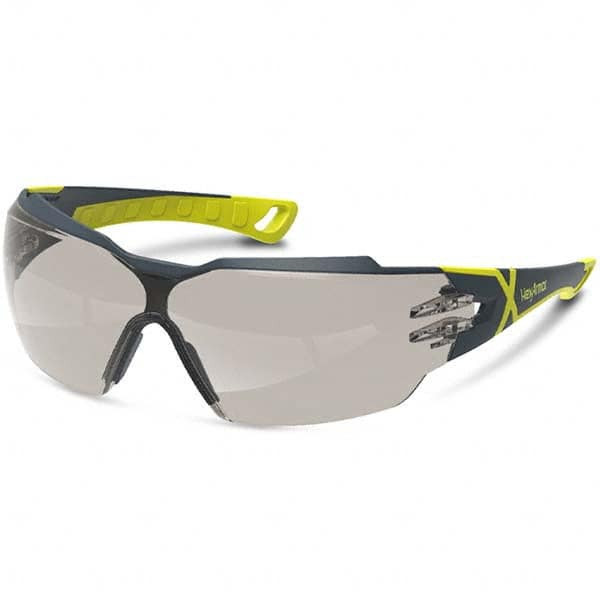 HexArmor Gray Lenses, Framed Safety Glasses AntiFog, Scratch Resistant