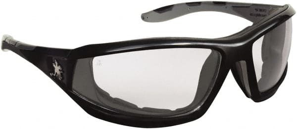 MCR Safety Clear Lenses, Framed Dual Lens Safety Glasses AntiFog, Scratch Resistant